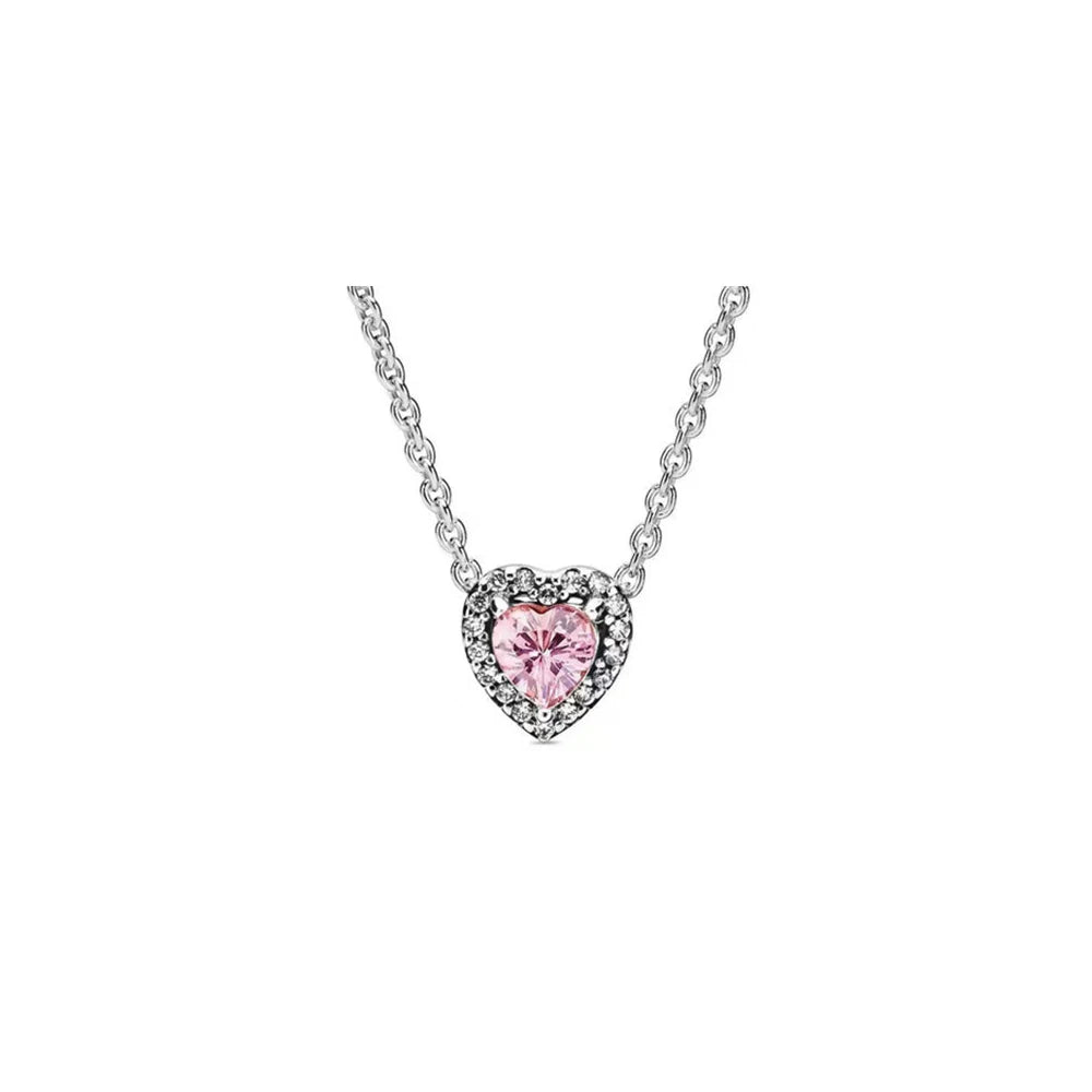 Silver Heart Pendant Necklace