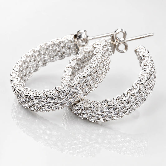 Silver Charm Earrings