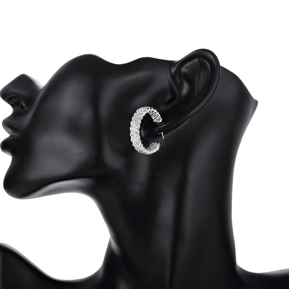 Silver Charm Earrings