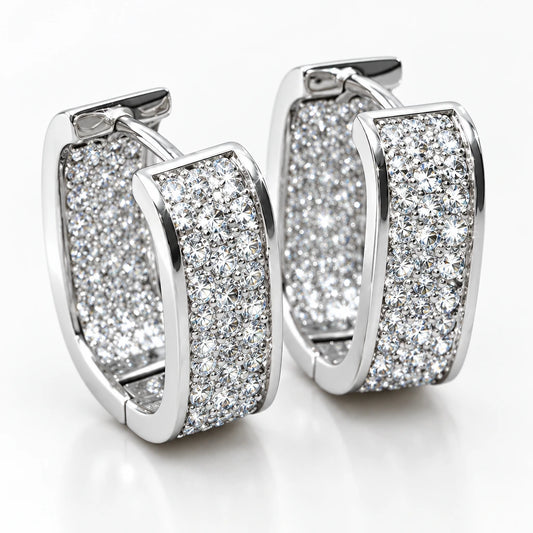 Sparkling Stud Earrings