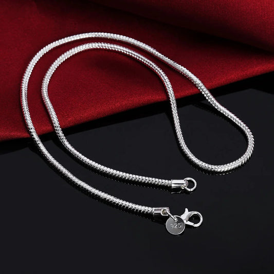 Silver Snake Chain Necklace