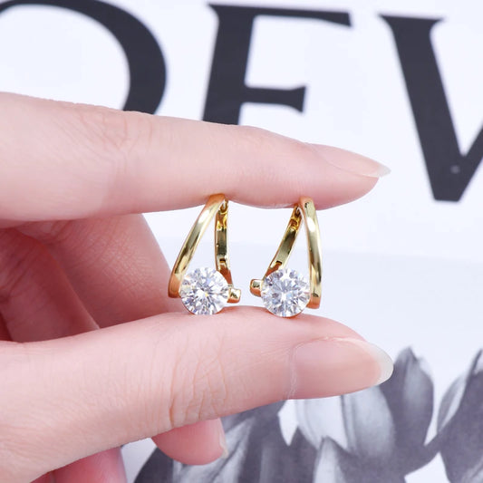 Luxury Twisted Hoop Earrings