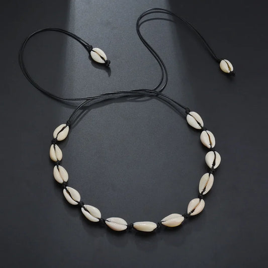 Boho Shell Beach Choker Necklace