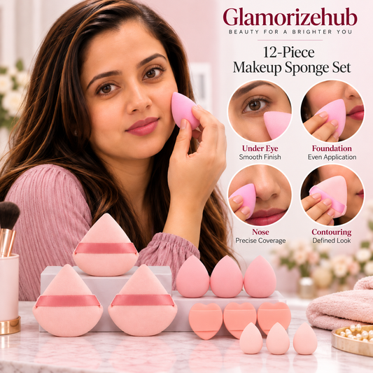 12-Piece Makeup Sponge Set