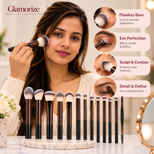 13-Piece Makeup Brush Set