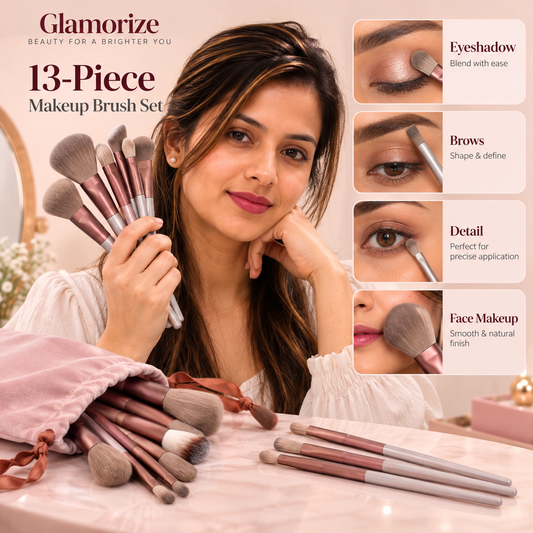13-Piece Makeup Brush Set