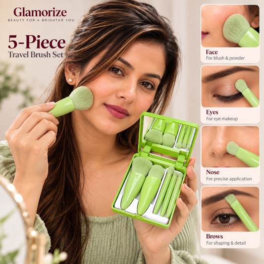5-Piece Travel Brush Set