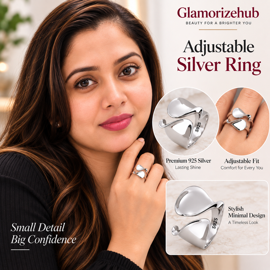 Adjustable Silver Ring