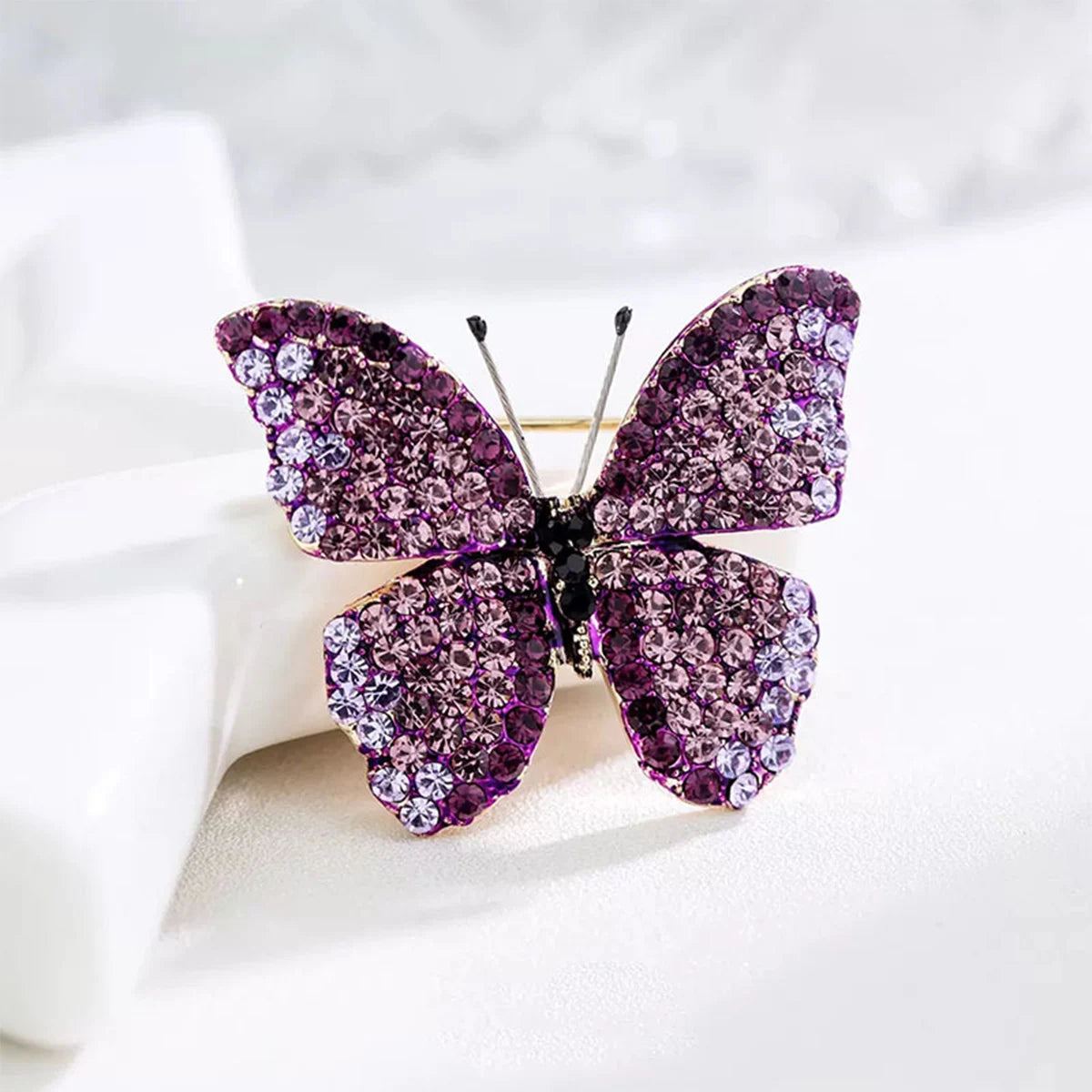 Sparkling Butterfly Brooch