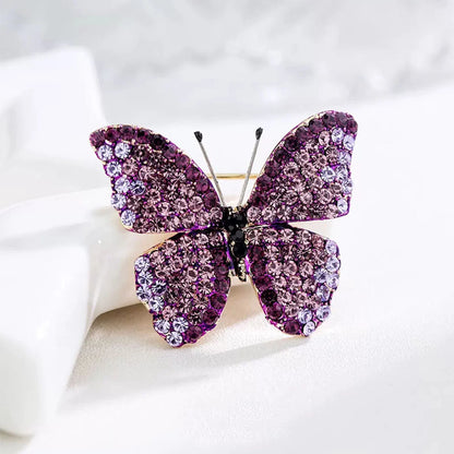 Sparkling Butterfly Brooch