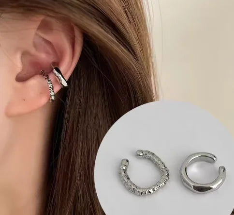 Rhinestone Ear Cuff Earrings