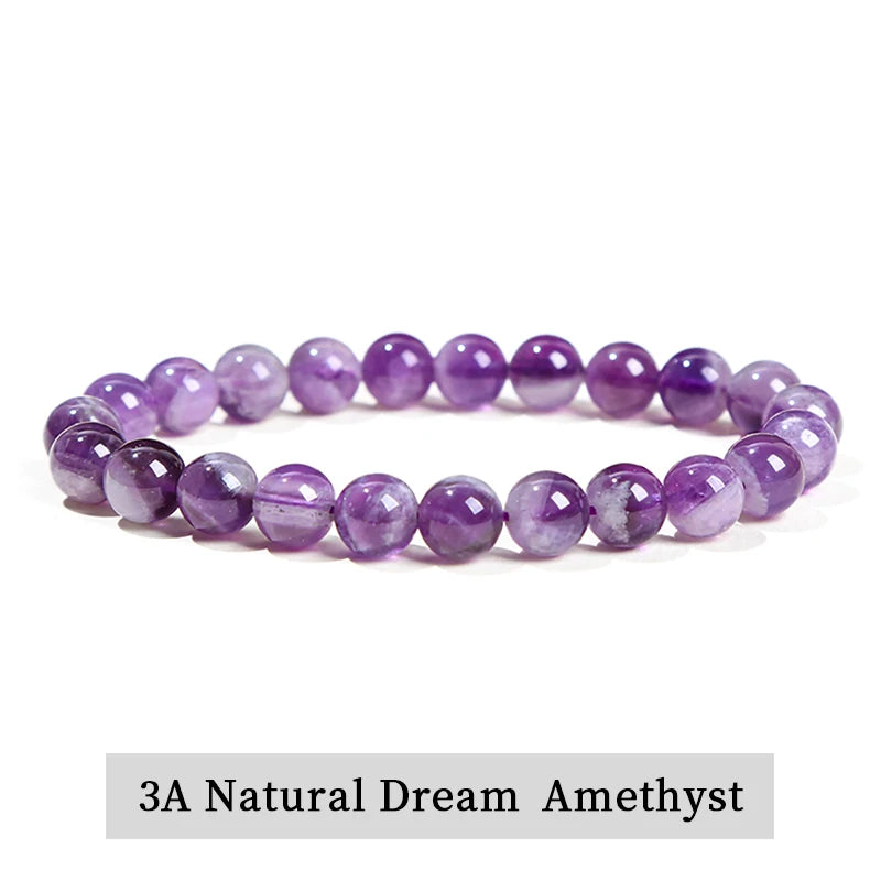 Natural Crystal Healing Bead Bracelet