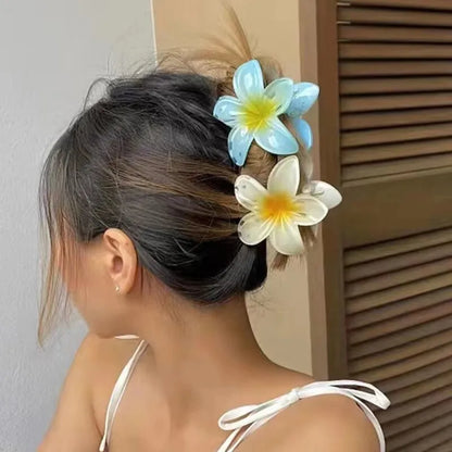 Bohemian Flower Hair Claw Clip