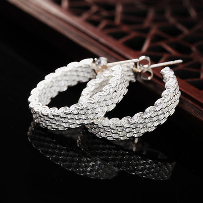 Silver Charm Earrings