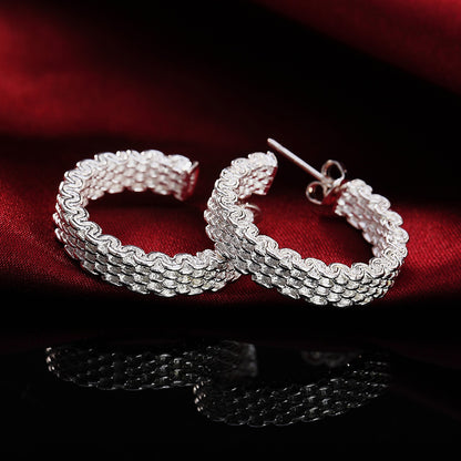 Silver Charm Earrings