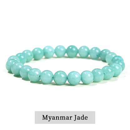 Natural Crystal Healing Bead Bracelet