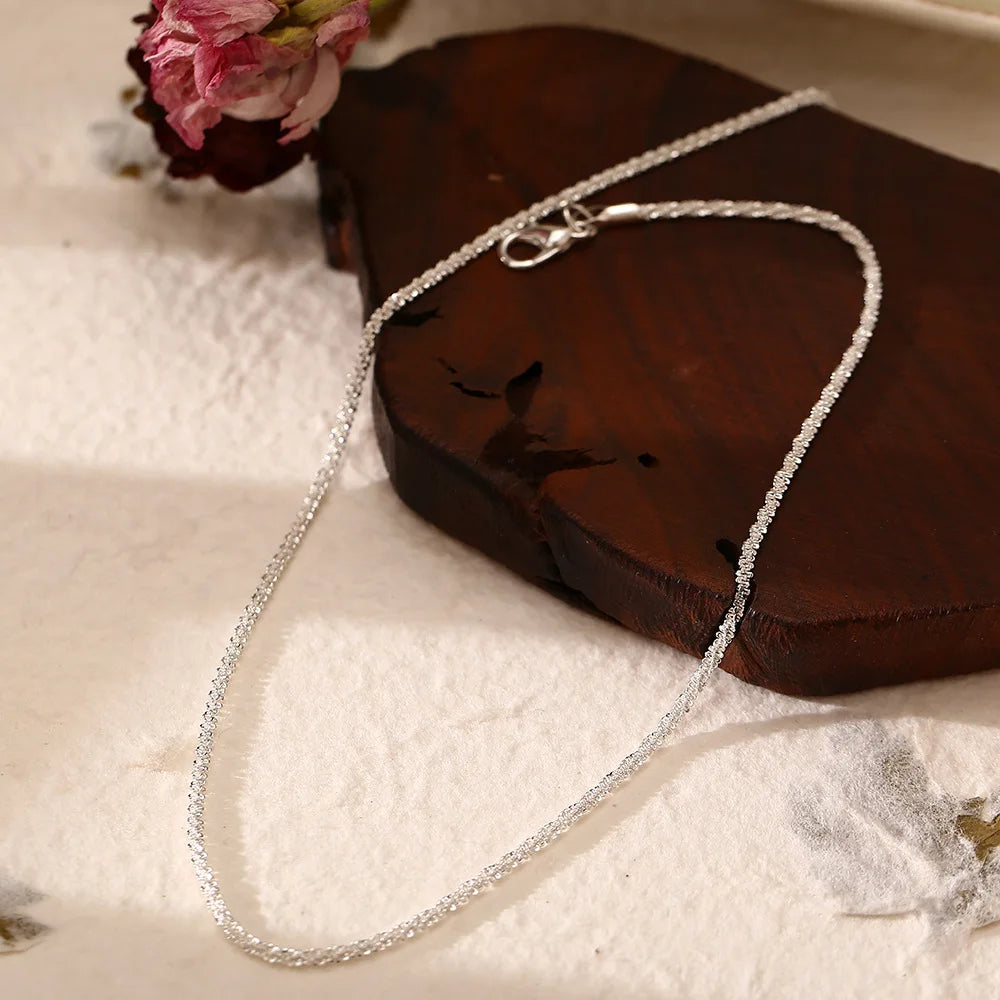 Silver Choker Necklace