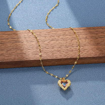 Crystal Heart Necklace