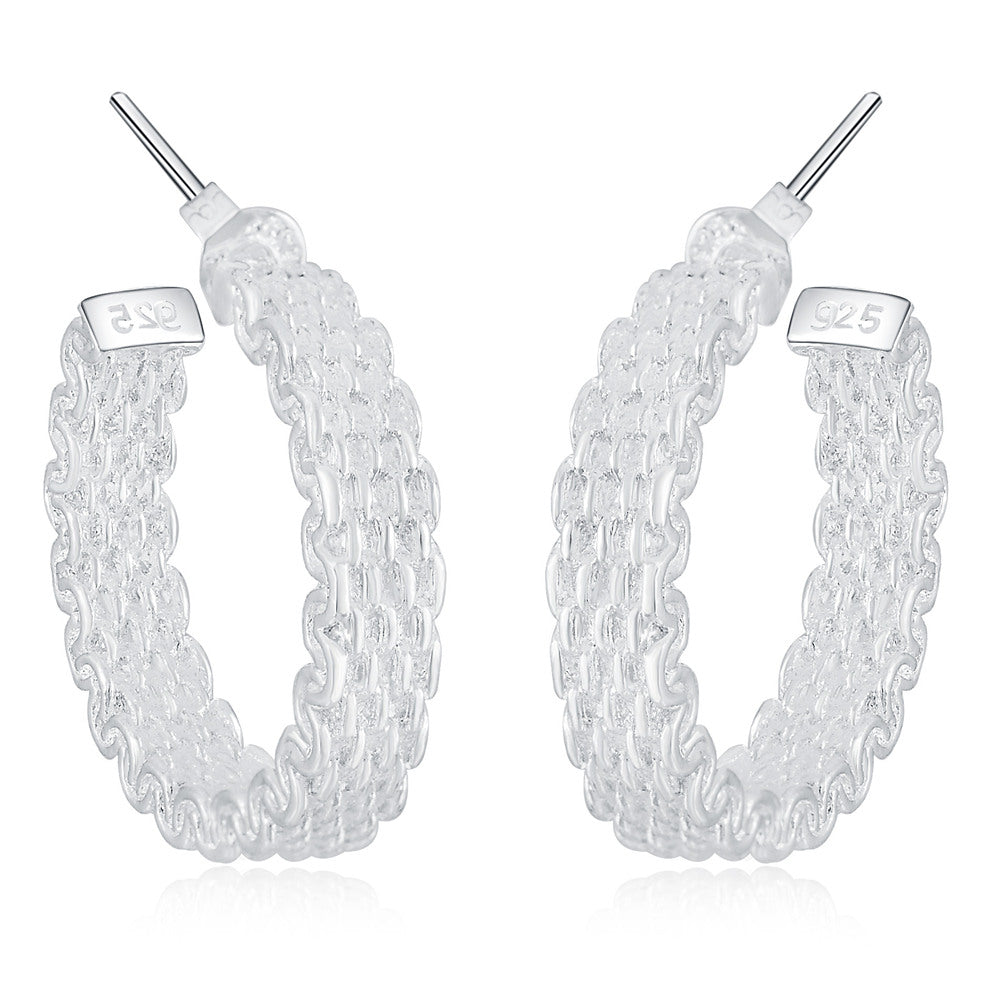 Silver Charm Earrings