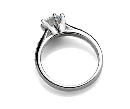 Sterling Silver Solitaire Ring