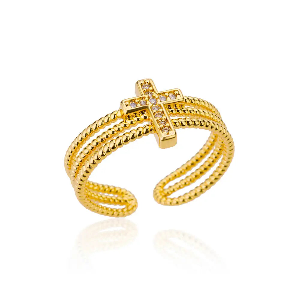 Gold Stainless Steel Couple Rings