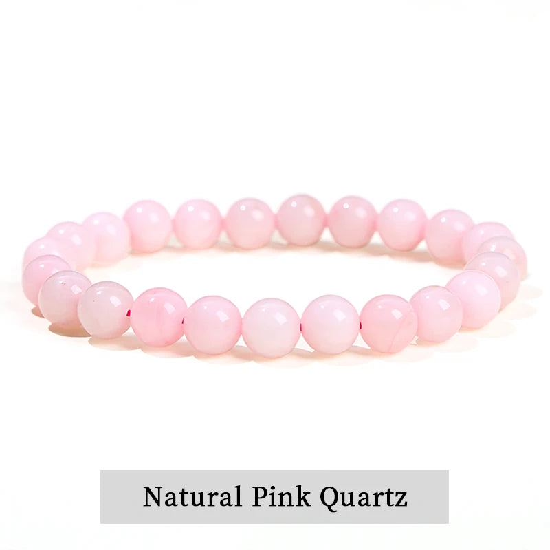 Natural Crystal Healing Bead Bracelet