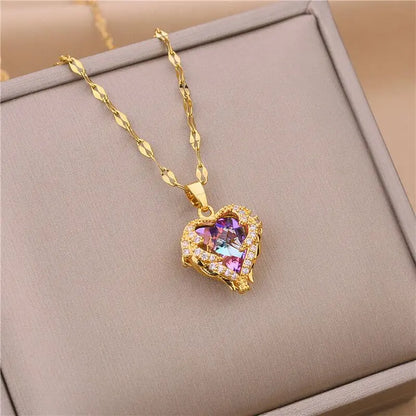 Crystal Heart Necklace