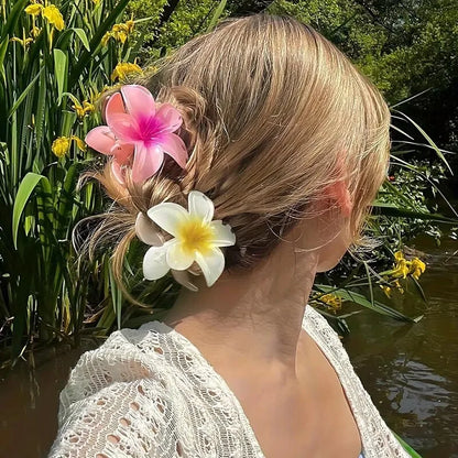 Bohemian Flower Hair Claw Clip