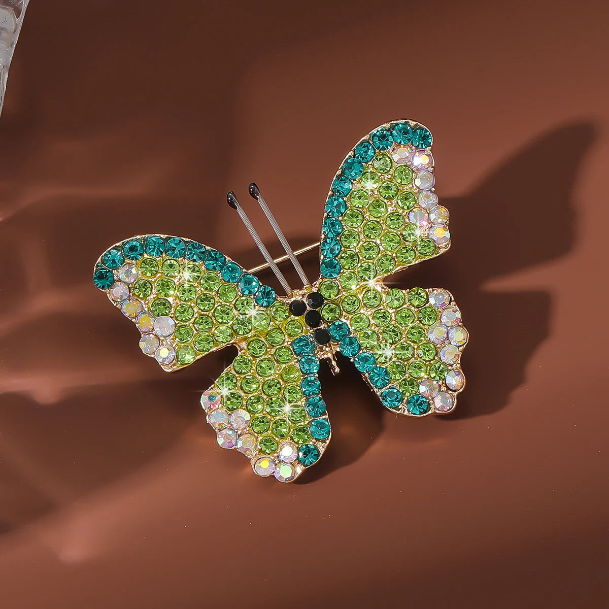 Sparkling Butterfly Brooch
