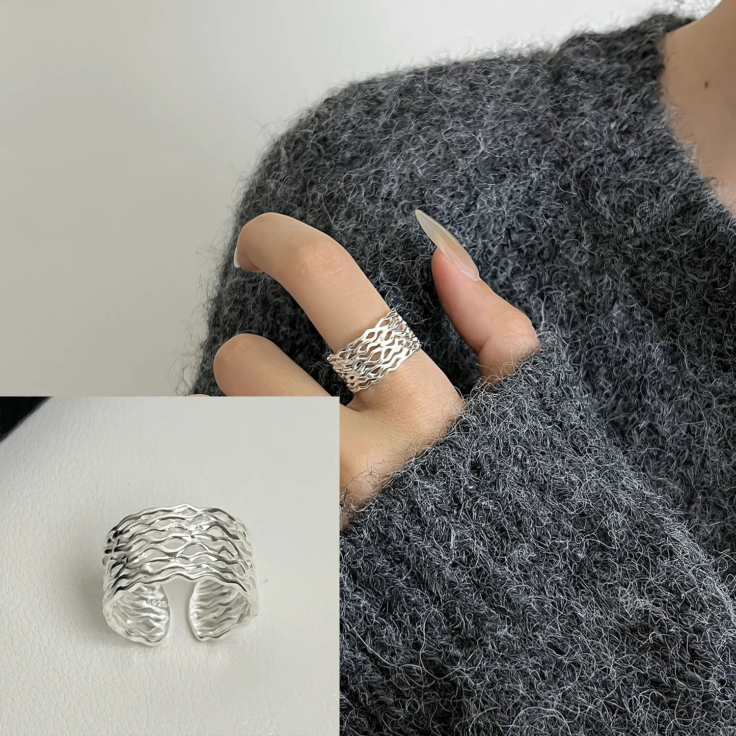 Sterling Silver Heart Ring