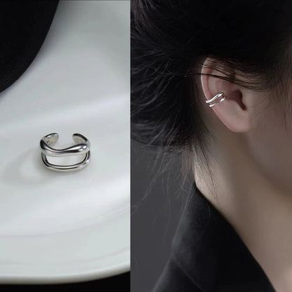 Rhinestone Ear Cuff Earrings