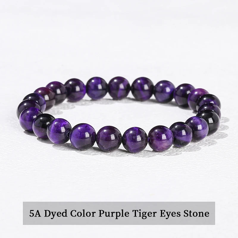 Natural Crystal Healing Bead Bracelet