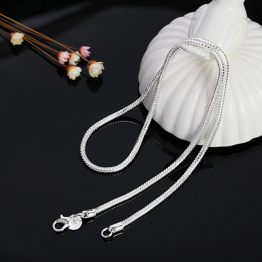 Silver Snake Chain Necklace