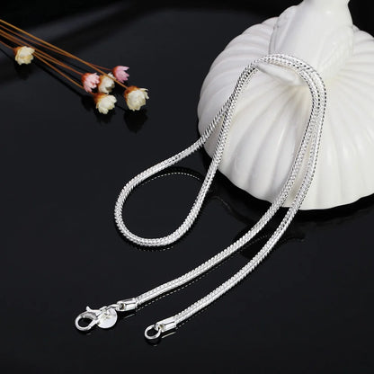 Silver Snake Chain Necklace