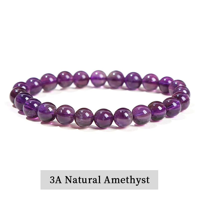 Natural Crystal Healing Bead Bracelet