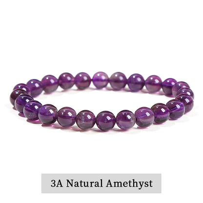 Natural Crystal Healing Bead Bracelet