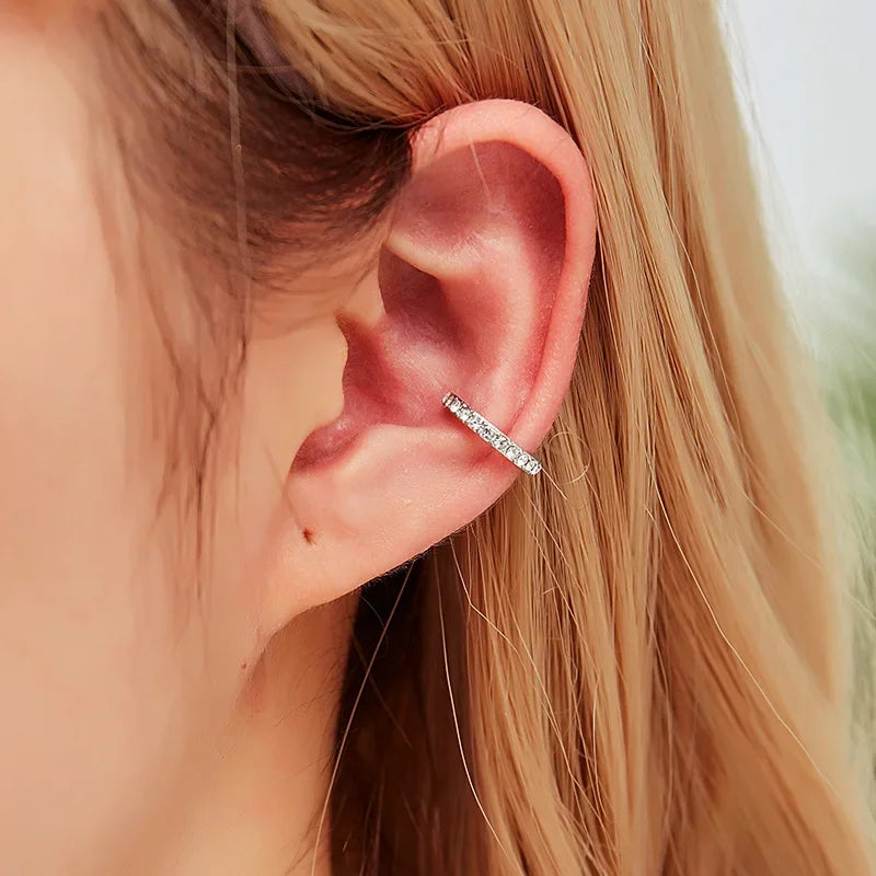 Rhinestone Ear Cuff Earrings