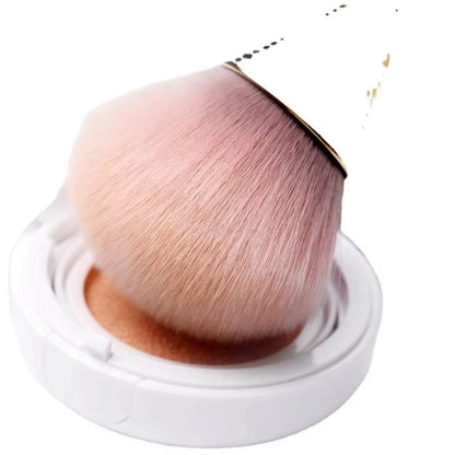 Rose Gold Fan Makeup Brush