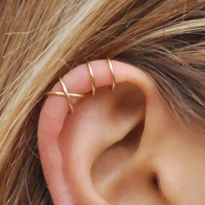 Rhinestone Ear Cuff Earrings