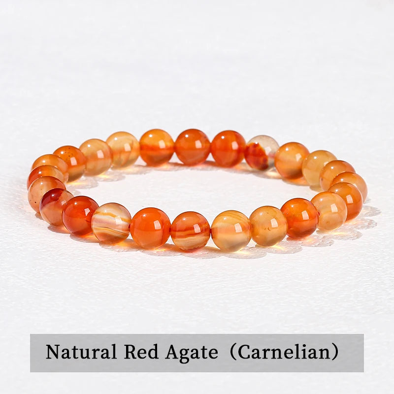 Natural Crystal Healing Bead Bracelet