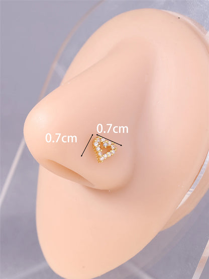 Heart L Shape Nose Ring