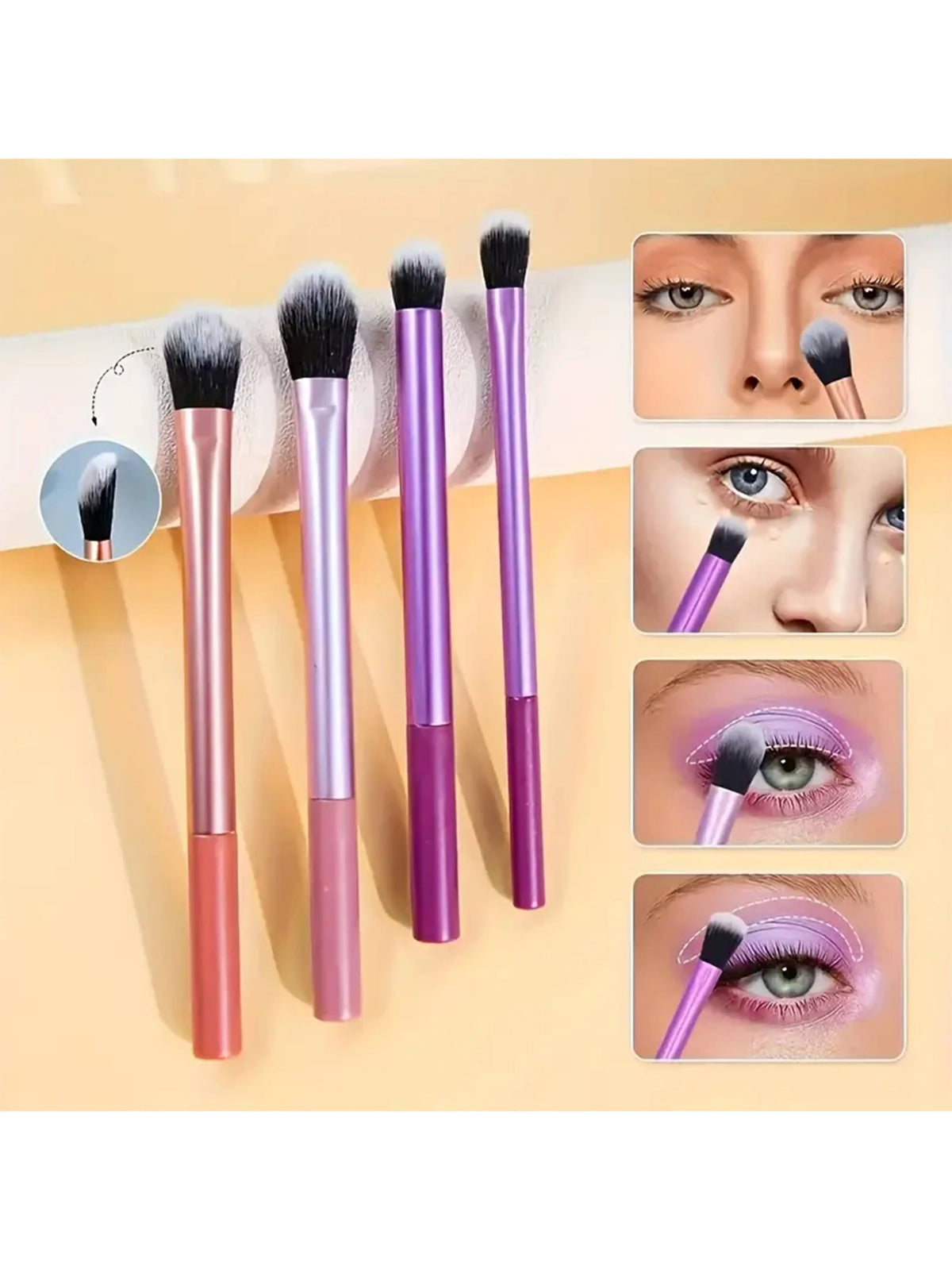 8-Piece Makeup Brush Set
