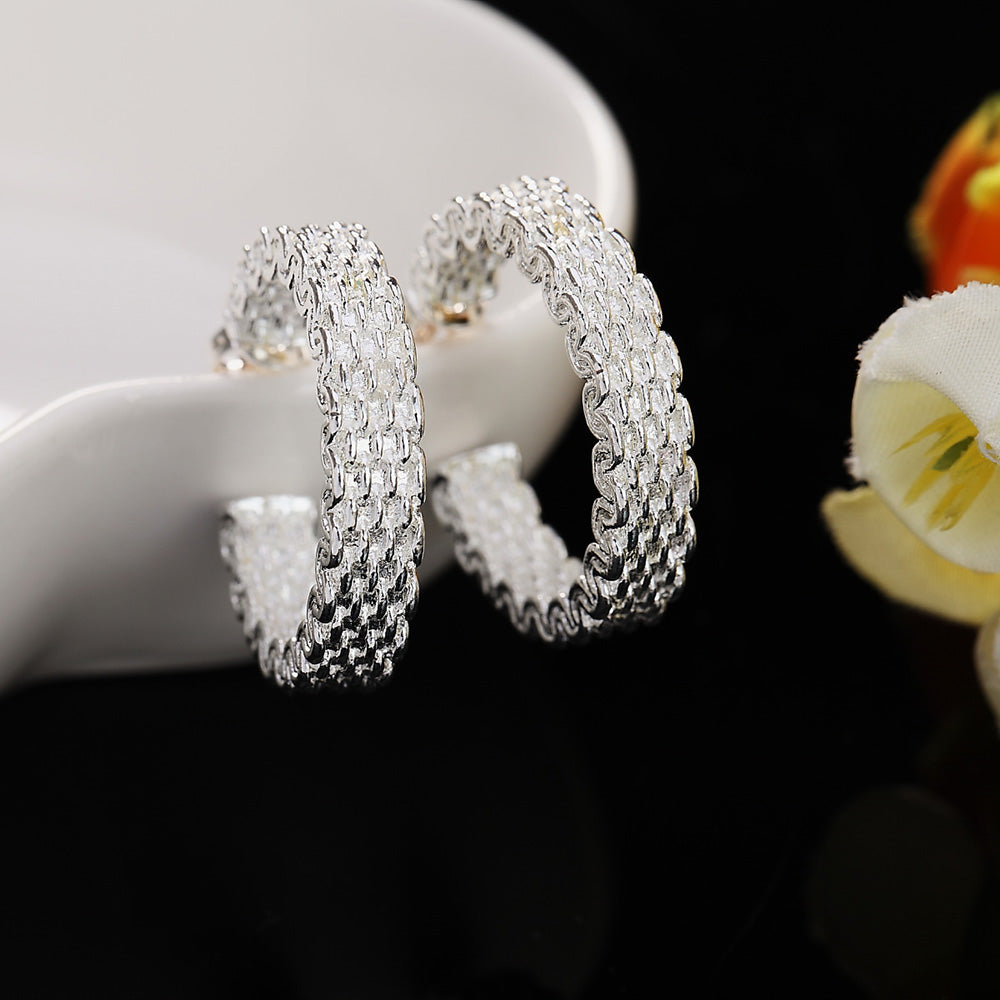 Silver Charm Earrings