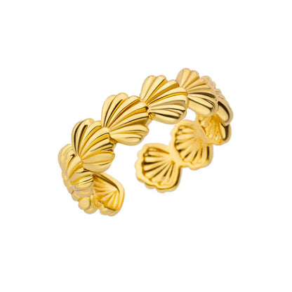 Gold Stainless Steel Couple Rings