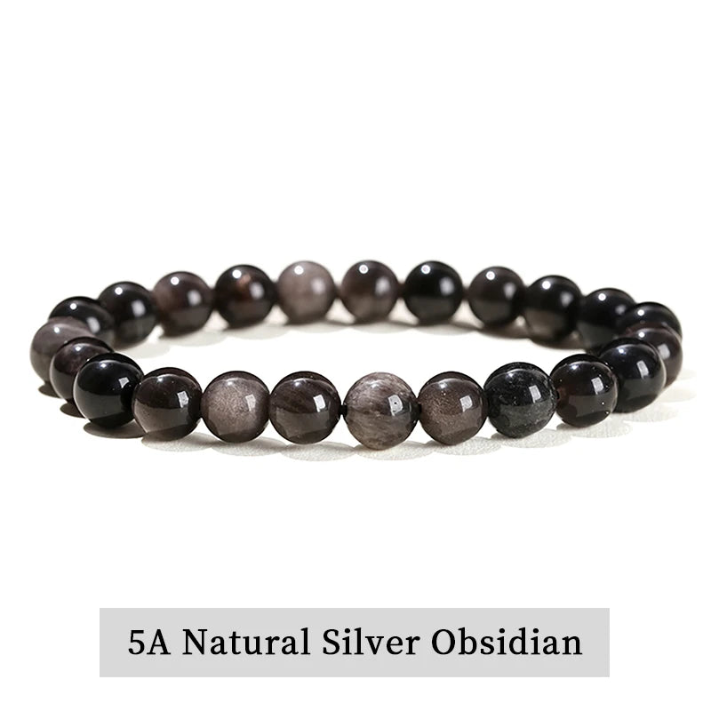 Natural Crystal Healing Bead Bracelet