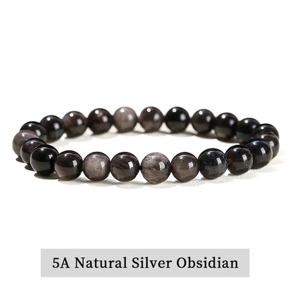 Natural Crystal Healing Bead Bracelet
