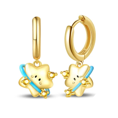 Pearl Bee Moon Earrings
