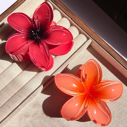 Bohemian Flower Hair Claw Clip