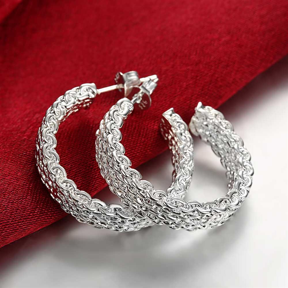 Silver Charm Earrings