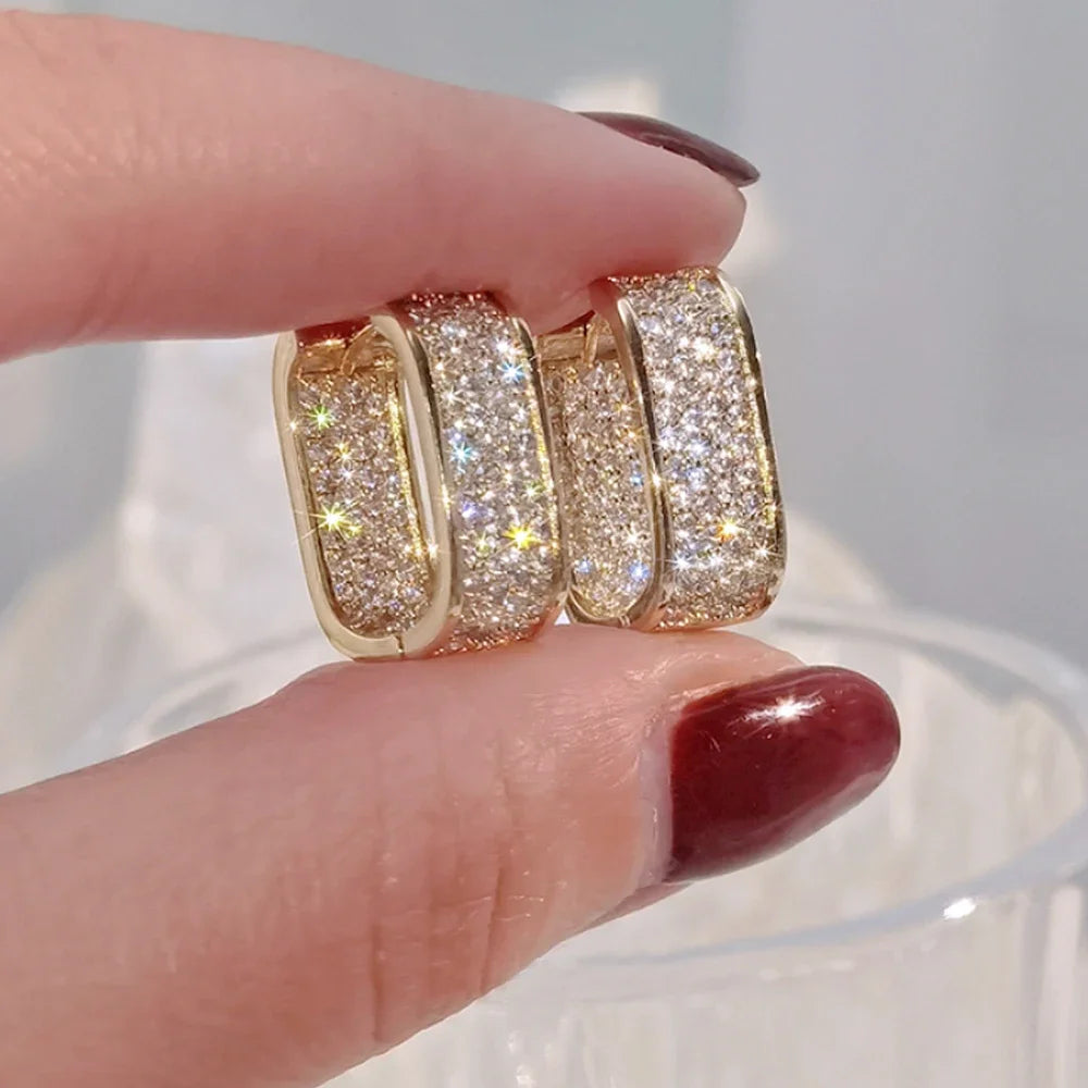 Sparkling Stud Earrings